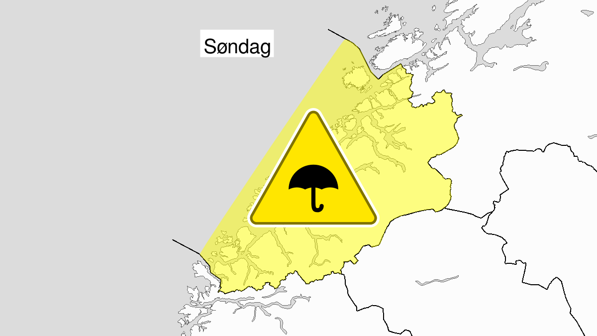 Heavy rain, yellow level, Møre og Romsdal, 14 September 22:00 UTC to 15 September 22:00 UTC.
