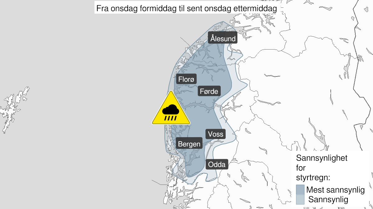 Kart over Styrtregn, gult nivå, Deler av Vestlandet og Møre og Romsdal, 2022-08-03T06:00:00+00:00, 2022-08-03T16:00:00+00:00