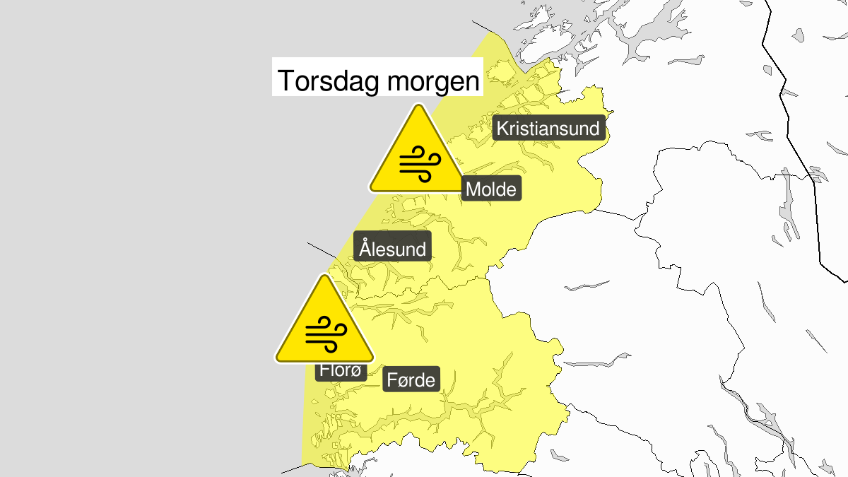 Kraftige vindkast, gult nivå, Sogn og Fjordane, 05 December 03:00 UTC til 05 December 12:00 UTC.