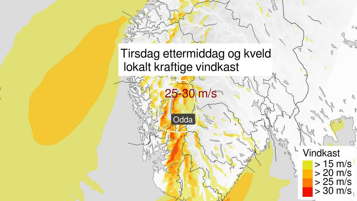 Grafiske beskrivelse av farevarslet