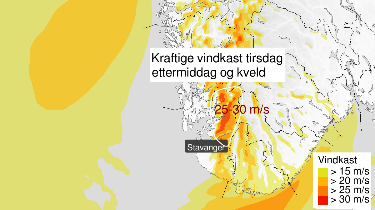 Grafiske beskrivelse av farevarslet